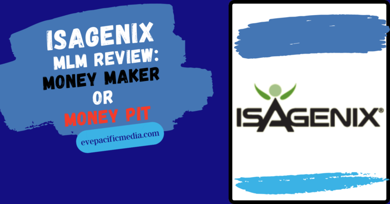 Isagenix MLM review - Thumbnail with Money Maker or Money Pit written on the page